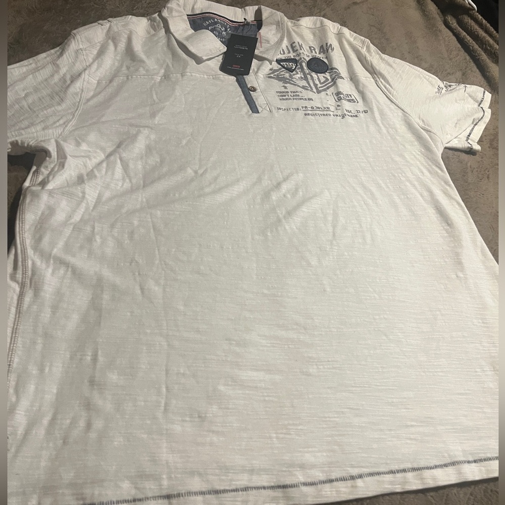 Projek Men’s Casual half Button down Shirt . Size 2X New With Tags